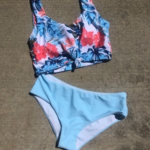 Shein tropical swimsuit!! Size S